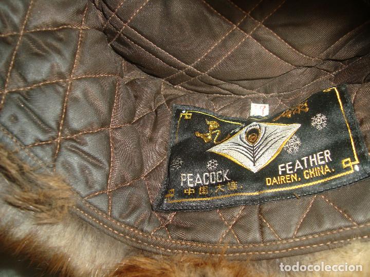 Antig&uuml;edades: ANTIGUO GORRO DE PIEL TALLA 57 - Foto 7