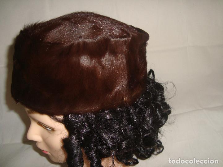 Antig&uuml;edades: ANTIGUO GORRO DE PIEL - Foto 3