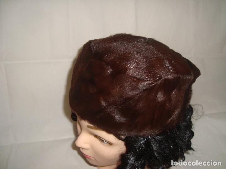 Antig&uuml;edades: ANTIGUO GORRO DE PIEL - Foto 5