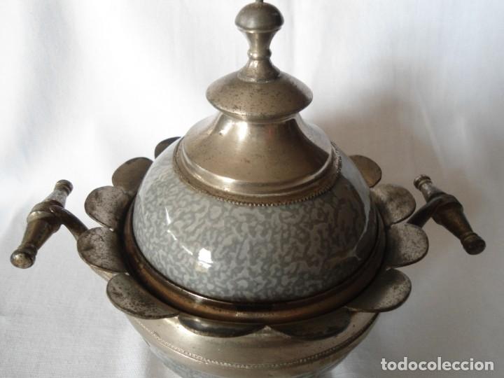 Antig&uuml;edades: ANTIGUA OLLA DE ESMALTE PORCELANICO - Foto 2