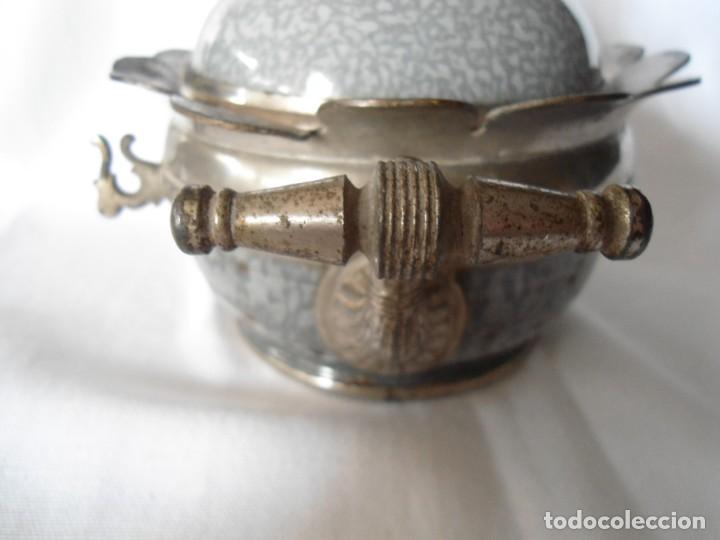 Antig&uuml;edades: ANTIGUA OLLA DE ESMALTE PORCELANICO - Foto 3