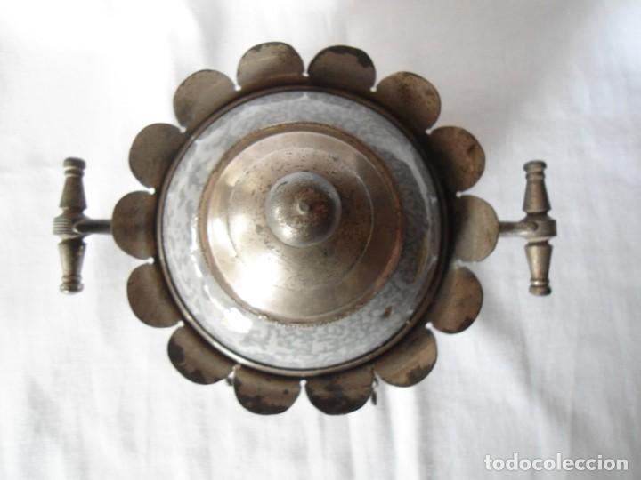 Antig&uuml;edades: ANTIGUA OLLA DE ESMALTE PORCELANICO - Foto 5
