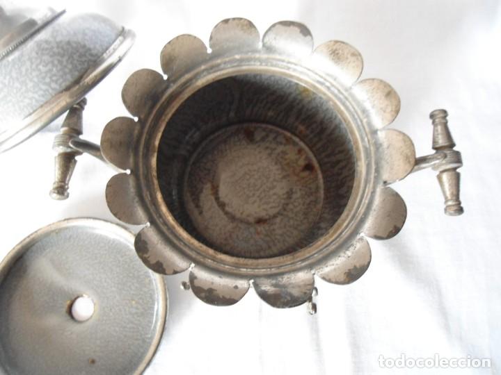 Antig&uuml;edades: ANTIGUA OLLA DE ESMALTE PORCELANICO - Foto 7