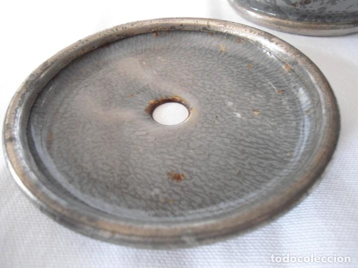 Antig&uuml;edades: ANTIGUA OLLA DE ESMALTE PORCELANICO - Foto 14