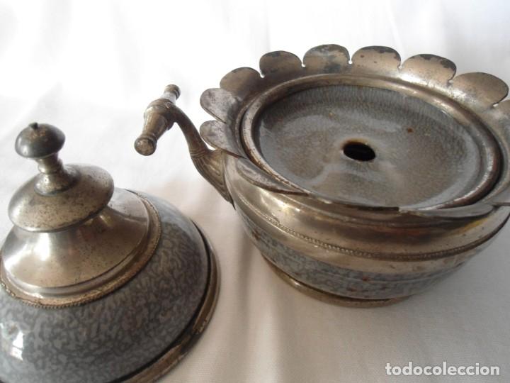 Antig&uuml;edades: ANTIGUA OLLA DE ESMALTE PORCELANICO - Foto 16