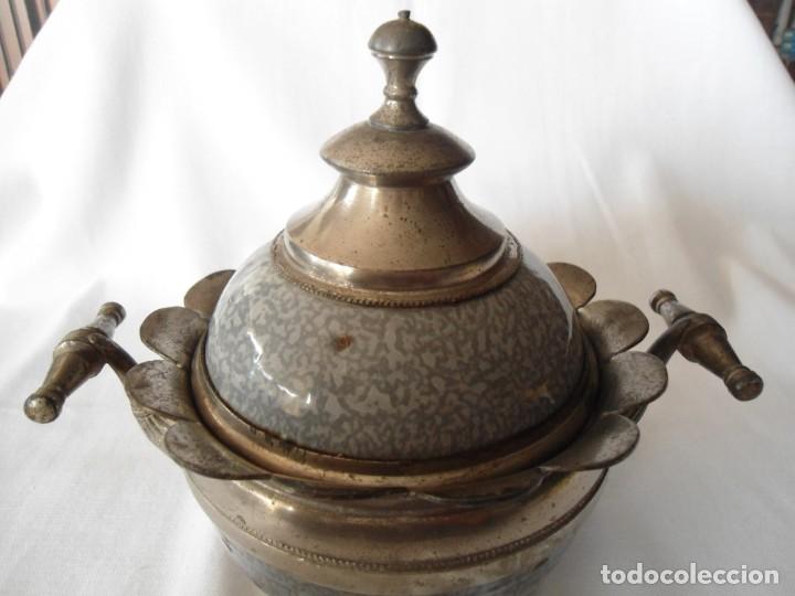 Antig&uuml;edades: ANTIGUA OLLA DE ESMALTE PORCELANICO - Foto 19