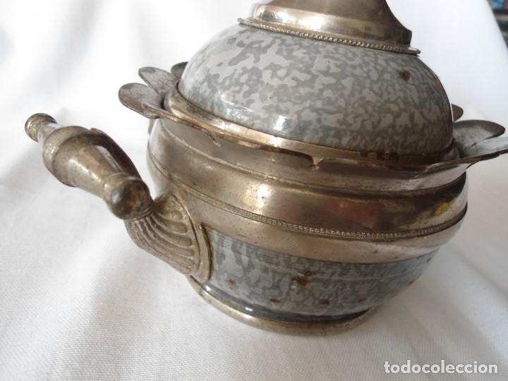 Antig&uuml;edades: ANTIGUA OLLA DE ESMALTE PORCELANICO - Foto 20