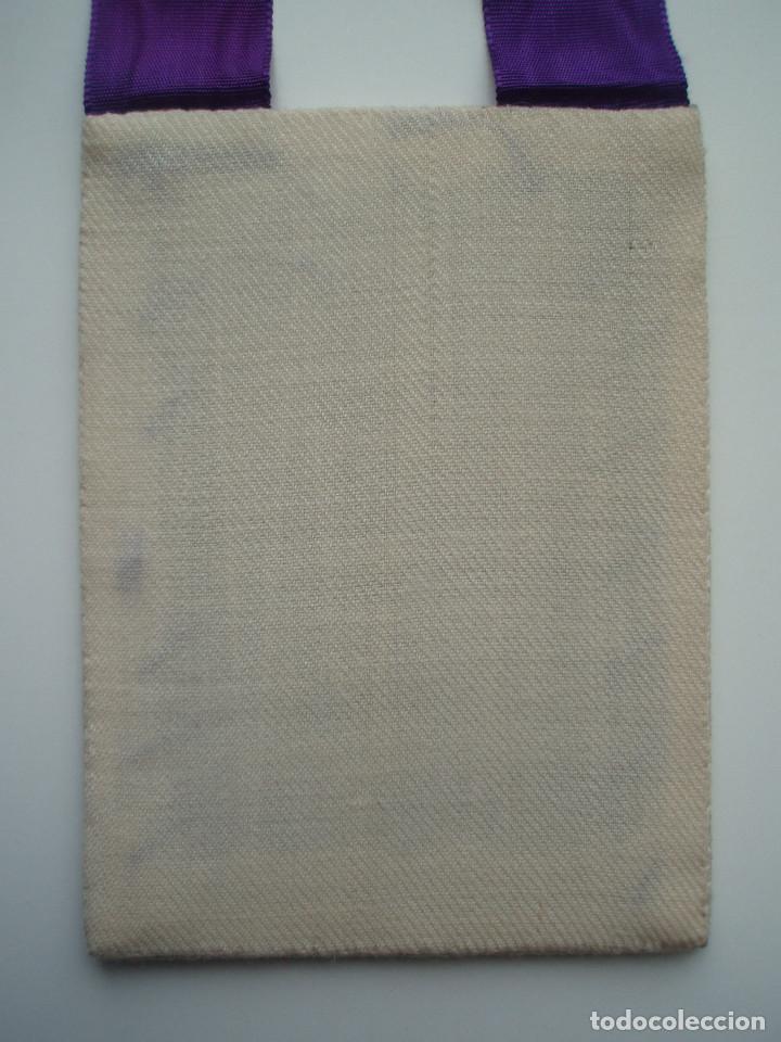 Antig&uuml;edades: ANTIGUO ESCAPULARIO TEXTIL. - Foto 5