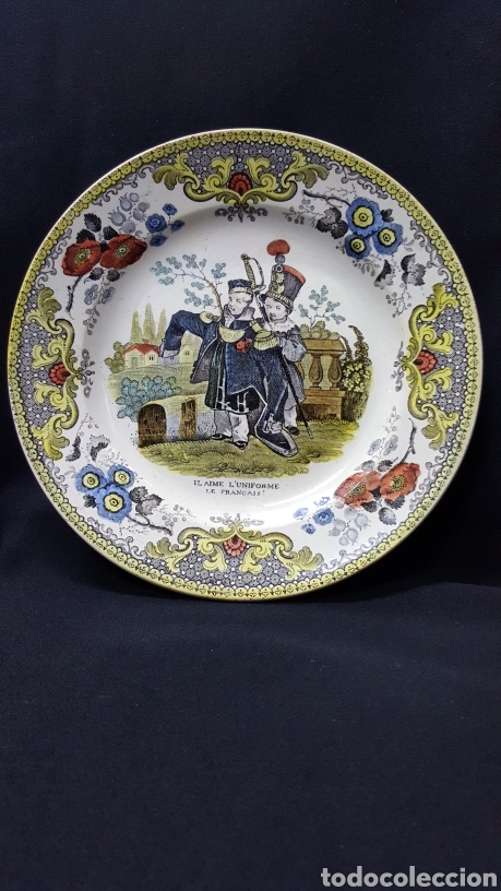 Antig&uuml;edades: PAREJA DE PLATOS FRANCESES - Foto 11