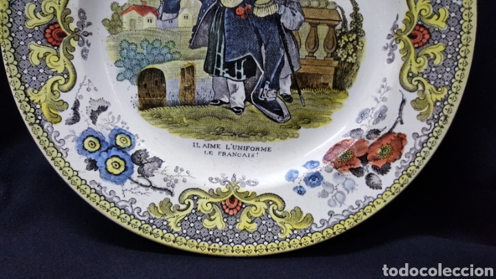 Antig&uuml;edades: PAREJA DE PLATOS FRANCESES - Foto 16