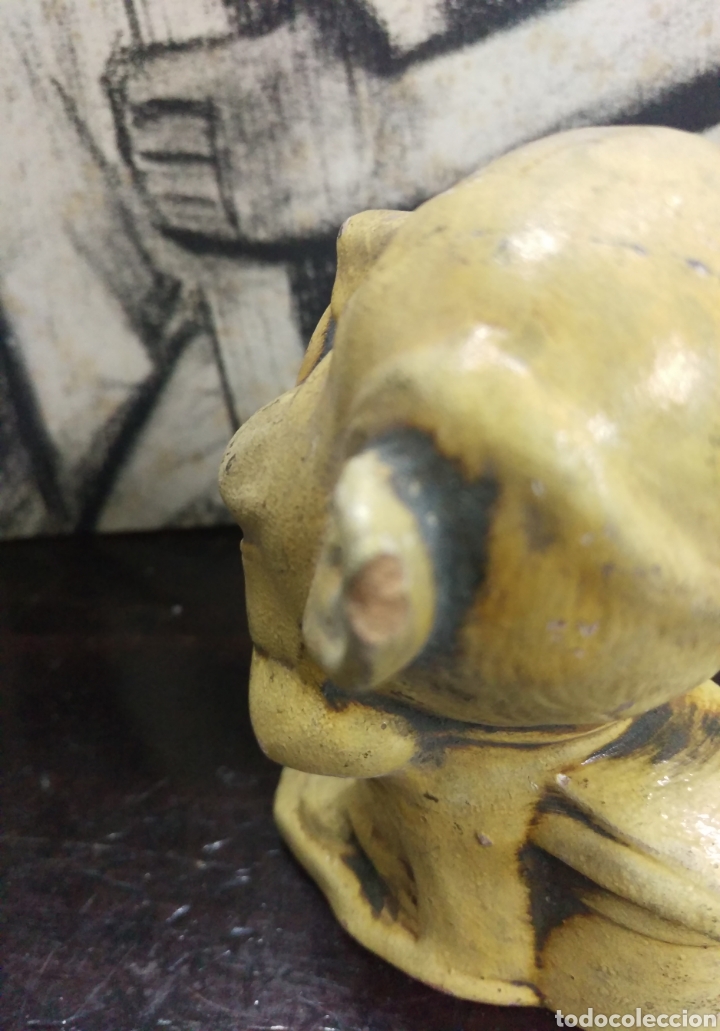 Antig&uuml;edades: Curiosa figura de terracota. - Foto 4