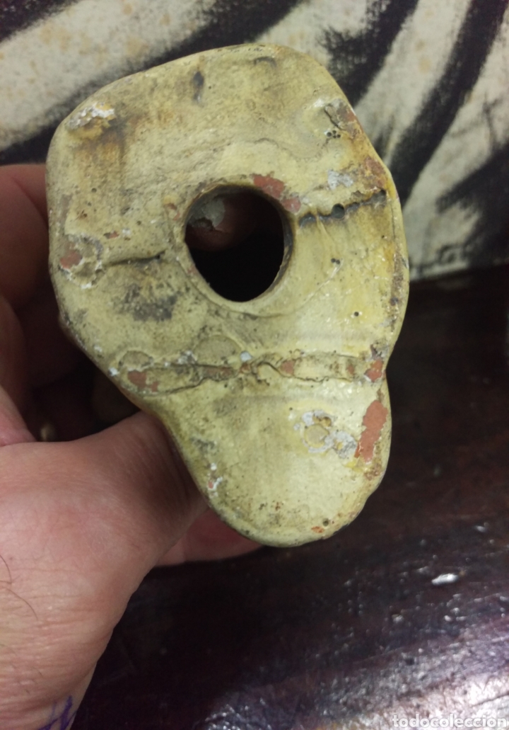 Antig&uuml;edades: Curiosa figura de terracota. - Foto 7