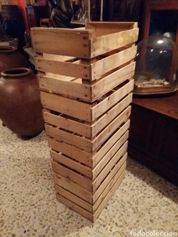 Antig&uuml;edades: Lote 4 cajas antiguas de madera - Foto 3