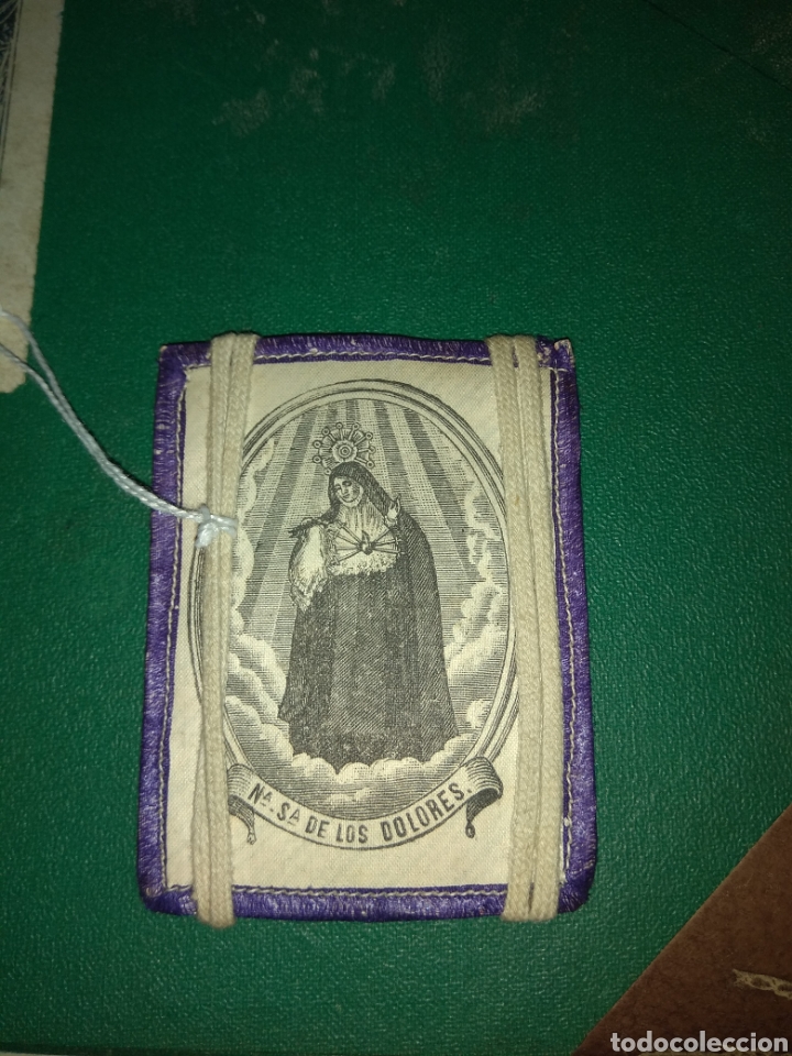 Antig&uuml;edades: Antiguo Escapulario Nuestra Se&ntilde;ora de los Dolores - Foto 1