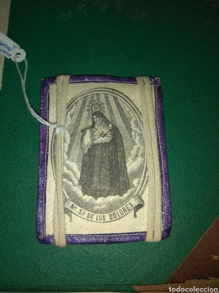 Antig&uuml;edades: Antiguo Escapulario Nuestra Se&ntilde;ora de los Dolores - Foto 3