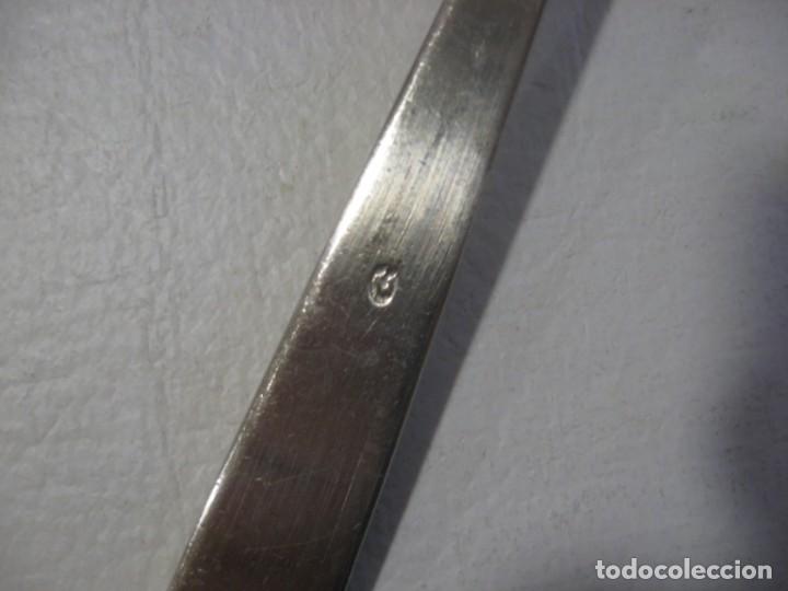 Antig&uuml;edades: CAZO DE SERVIR, CACILLO , EN ALPACA. - Foto 2