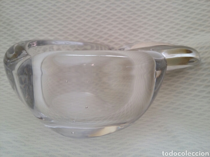Antig&uuml;edades: Cenicero cristal de Murano y plata - Foto 2