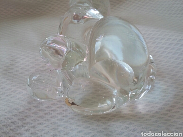 Antig&uuml;edades: Pareja de perros en cristal macizo de Murano - Foto 3