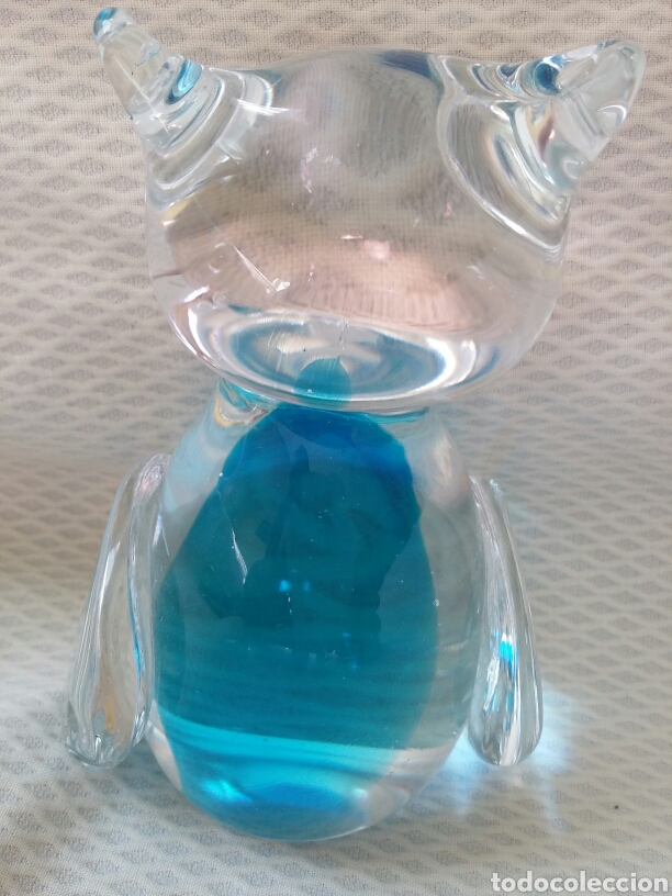 Antig&uuml;edades: Objeto decorativo en cristal macizo de Murano - Foto 2