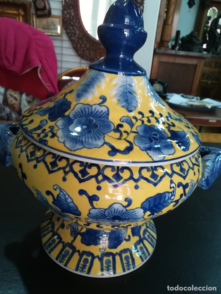 Antig&uuml;edades: JARRON PORCELANA CHINAEN - Foto 4