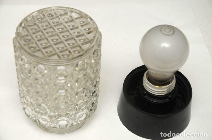 Antig&uuml;edades: lampara techo de cristal - Foto 8