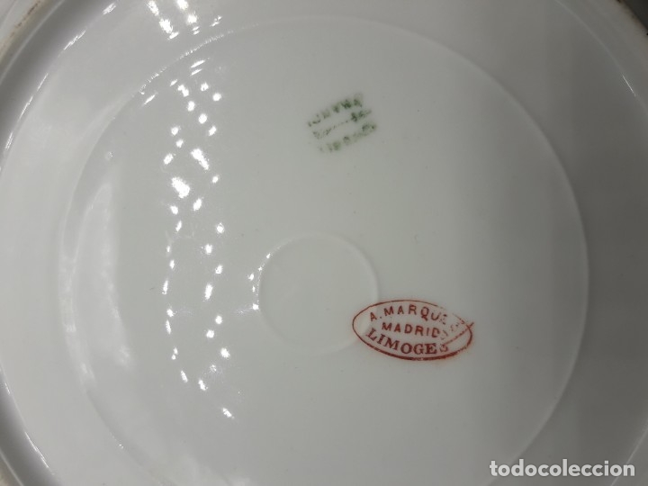 Antig&uuml;edades: plato hondo de limoges - Foto 3