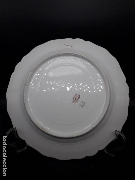 Antig&uuml;edades: Plato llano limoges - Foto 3