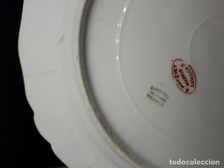Antig&uuml;edades: Plato llano limoges - Foto 3
