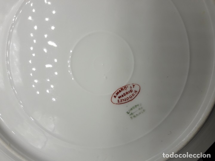 Antig&uuml;edades: Plato llano limoges - Foto 3