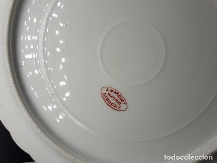Antig&uuml;edades: Plato llano limoges - Foto 3
