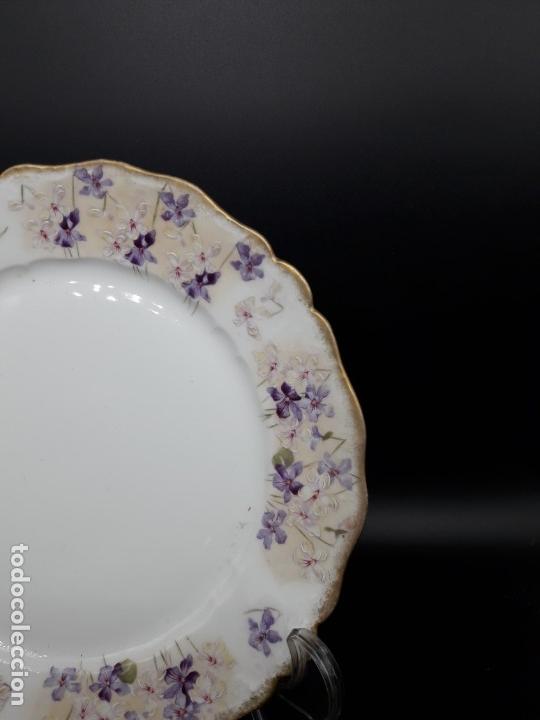 Antig&uuml;edades: Plato llano limoges - Foto 3