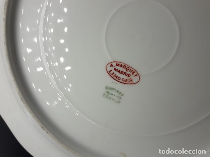 Antig&uuml;edades: Plato llano limoges - Foto 5