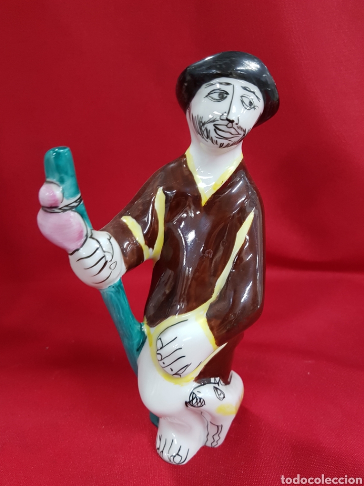 Antig&uuml;edades: Figura Pastor Sargadelos-Castro - Foto 1