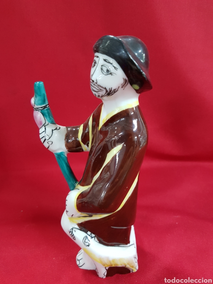 Antig&uuml;edades: Figura Pastor Sargadelos-Castro - Foto 2
