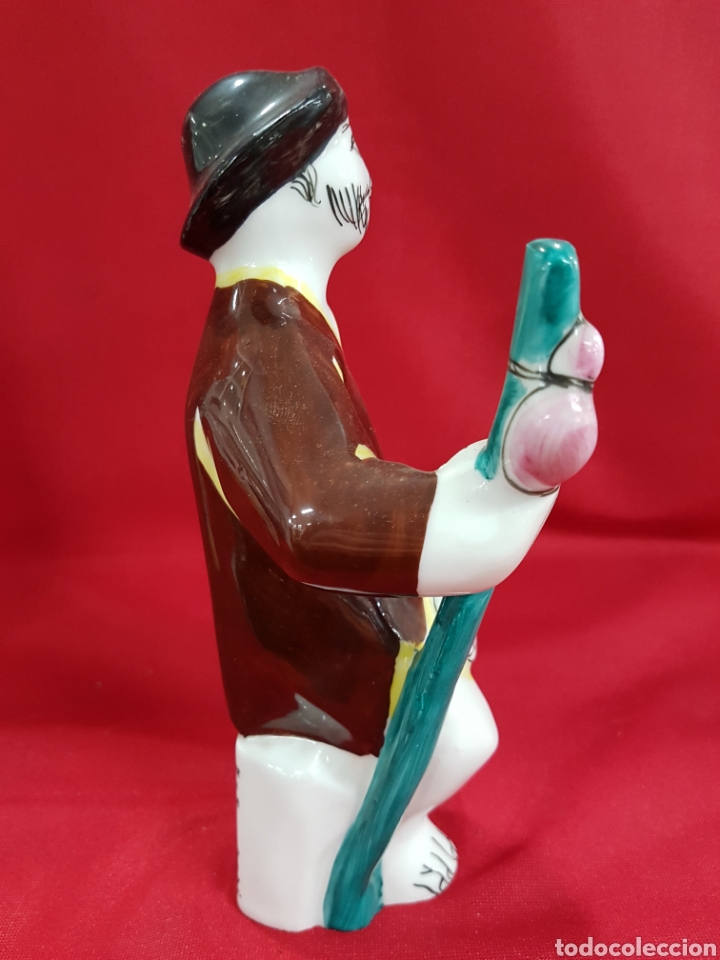 Antig&uuml;edades: Figura Pastor Sargadelos-Castro - Foto 5