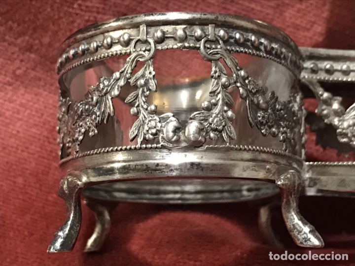 Antig&uuml;edades: SALERO PLATA. Siglo XIX - Foto 5