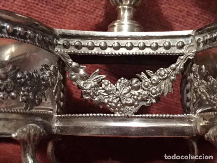 Antig&uuml;edades: SALERO PLATA. Siglo XIX - Foto 8