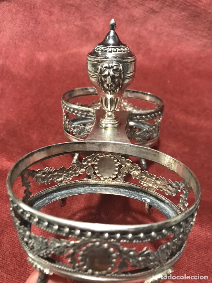 Antig&uuml;edades: SALERO PLATA. Siglo XIX - Foto 10