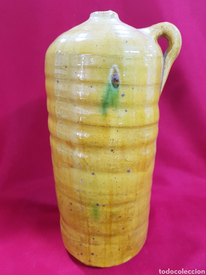 Antig&uuml;edades: Jarr&oacute;n amarillo vintage - Foto 3