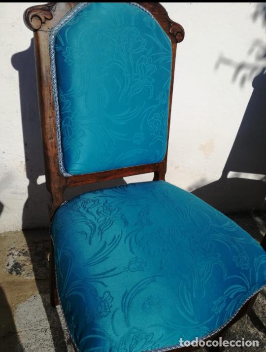 Antig&uuml;edades: Pareja de sillas - Foto 5
