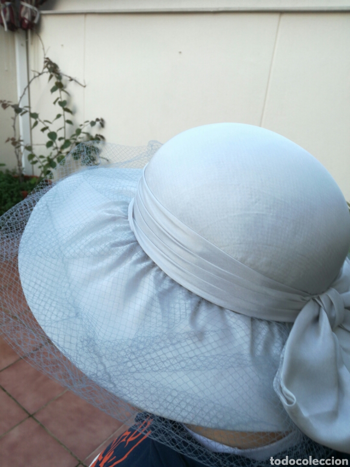 Antig&uuml;edades: Sombrero pamela de raso - Foto 10