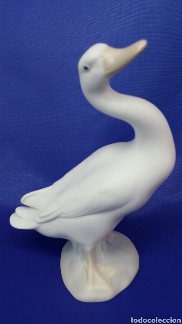 Antig&uuml;edades: Oca de biscuit porcelana Lladro - Foto 1