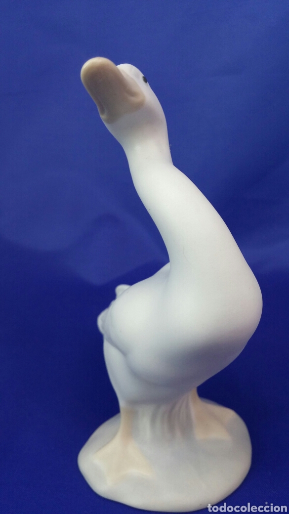 Antig&uuml;edades: Oca de biscuit porcelana Lladro - Foto 3