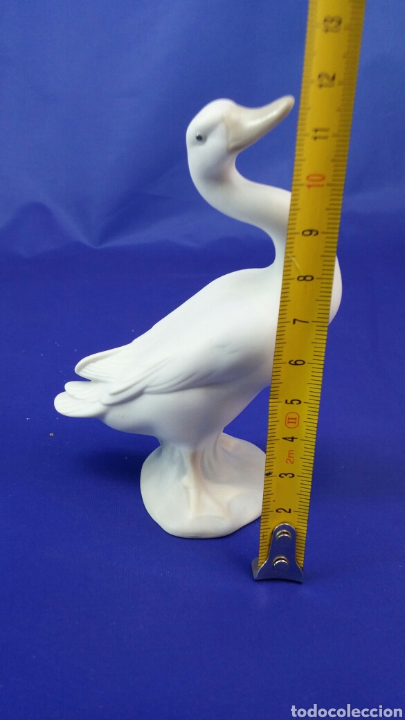 Antig&uuml;edades: Oca de biscuit porcelana Lladro - Foto 4