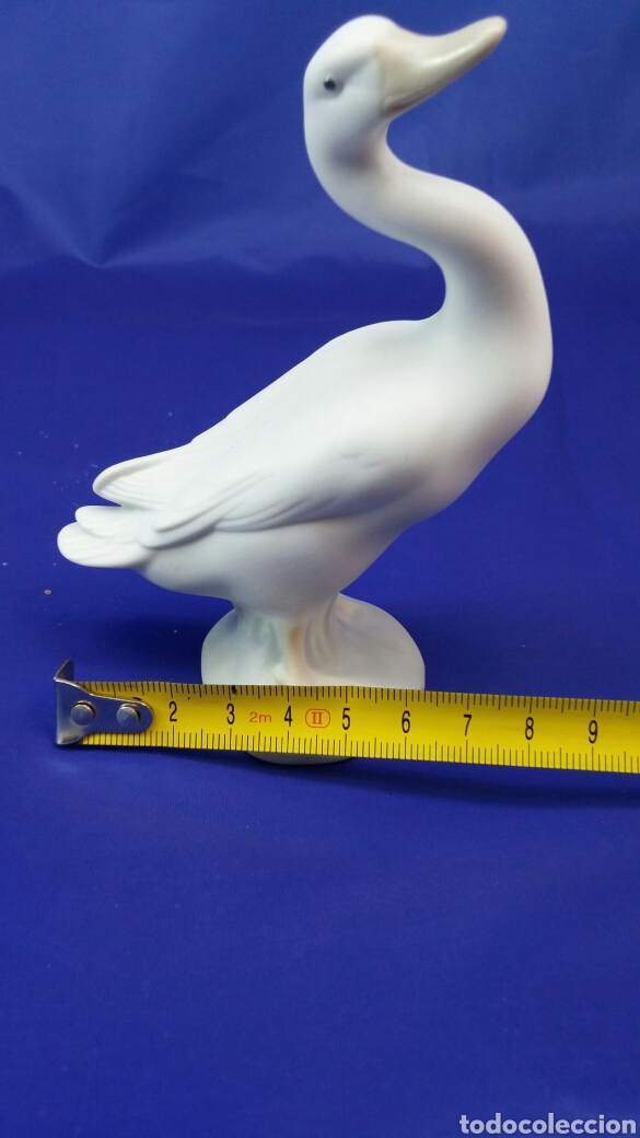 Antig&uuml;edades: Oca de biscuit porcelana Lladro - Foto 6