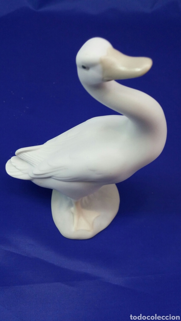 Antig&uuml;edades: Oca de biscuit porcelana Lladro - Foto 7