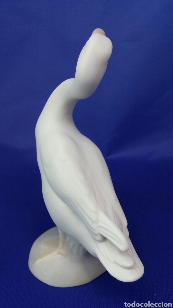 Antig&uuml;edades: Oca de biscuit porcelana Lladro - Foto 9