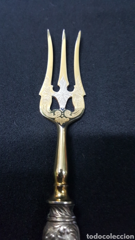 Antig&uuml;edades: LUJOSO JUEGO DE CUBIERTOS DE SERVIR - Foto 22