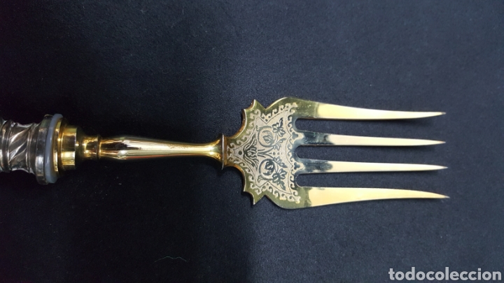 Antig&uuml;edades: LUJOSO JUEGO DE CUBIERTOS DE SERVIR - Foto 39