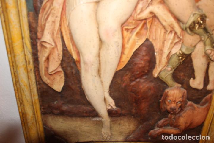 Antig&uuml;edades: PAREJA DE PANELES MITOLOGICOS OREJUDO - Foto 7